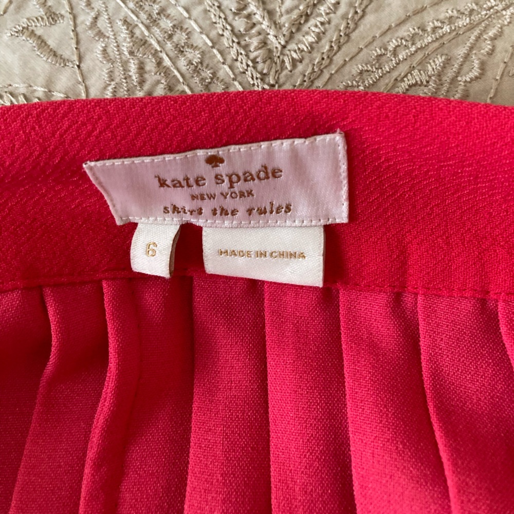 Kate Spade Vibrant Pink Midi Skirt - Picture 4 of 6